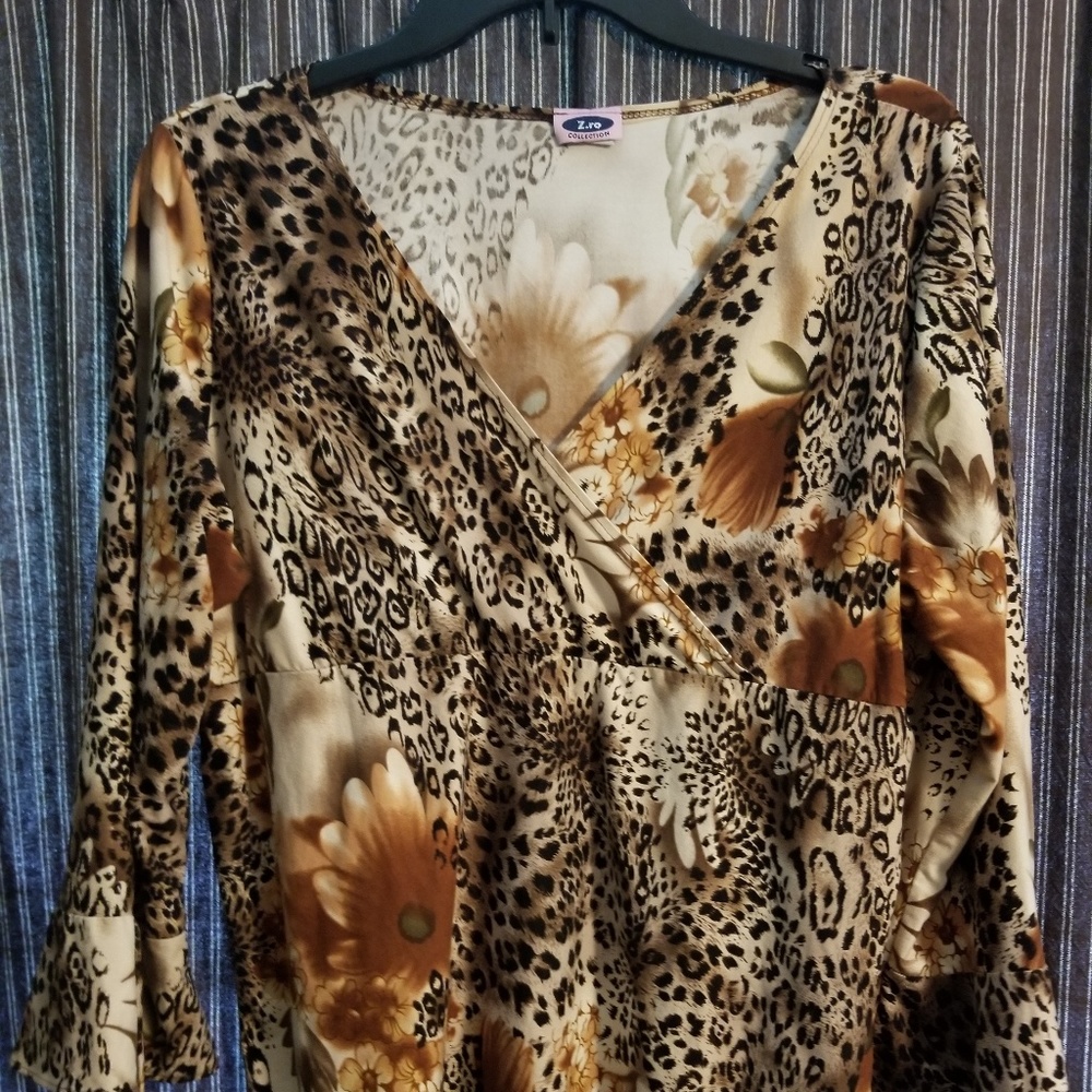 Women's Faux Wrap Blouse